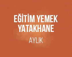 Eğitim-Yemek-Yatakhane Ücreti (Aylık)